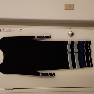 Saturday Sunday by Anthropologie long black knit sweater dress